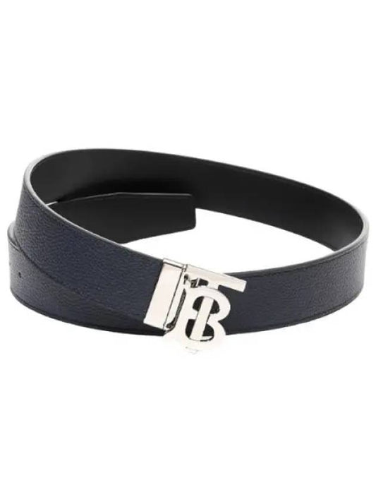 Reversible Monogram Motif Leather Belt Men s Waistband - BURBERRY - BALAAN 1