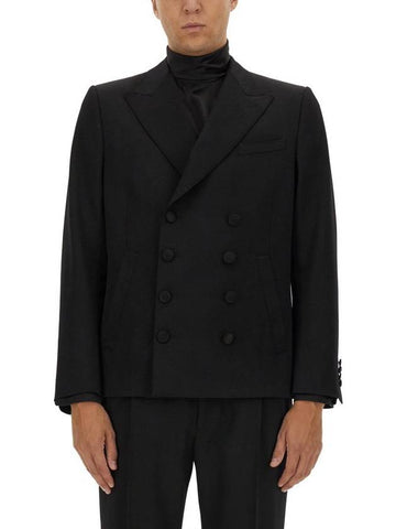 Dolce & Gabbana Double-Breasted Jacket - DOLCE&GABBANA - BALAAN 1