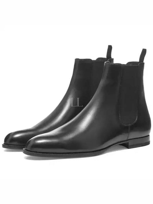 Drugstore Shiny Calfskin Chelsea Boots Black - CELINE - BALAAN 2