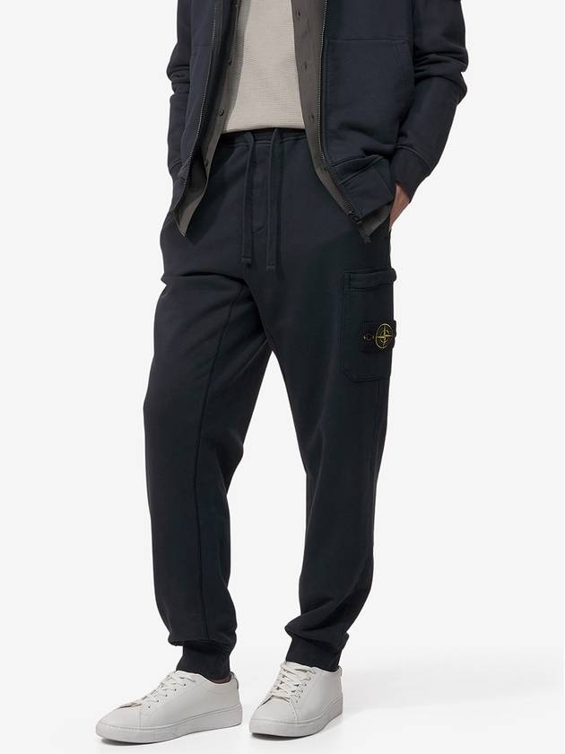 Stone Cotton Please Navy Jog Pants - STONE ISLAND - BALAAN 7