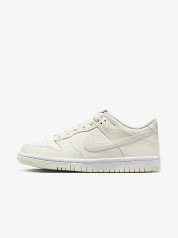 Dunk Low SE Junior Sneakers White Game Royal FV7472 100 698108 - NIKE - BALAAN 1