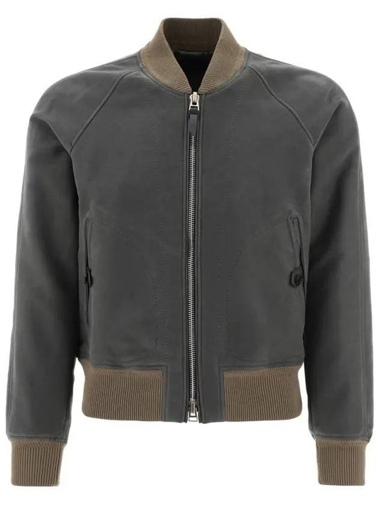 Bomber Jacket Khaki - TOM FORD - BALAAN.