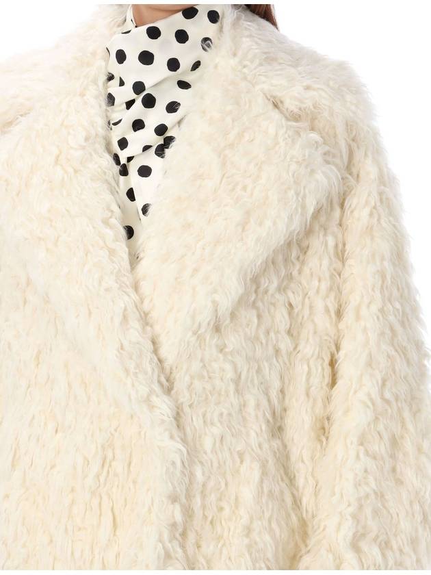 eco fur jacket off white - MSGM - BALAAN 4