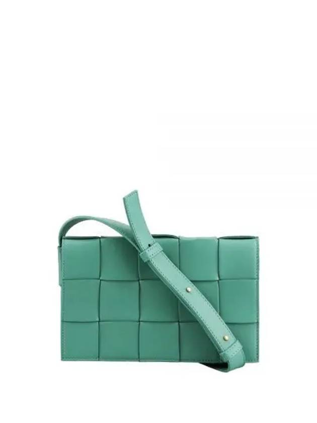 Intrecciato Cassette Cross Bag Mermaid - BOTTEGA VENETA - BALAAN 2