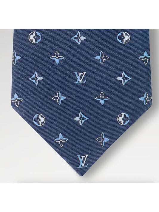 Men's Monogram Eclipse Tie Blue - LOUIS VUITTON - BALAAN 2