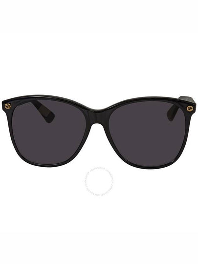 Eyewear Gray Cat Eye Sunglasses Black - GUCCI - BALAAN 2