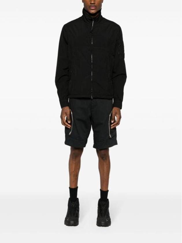 Tylon L Zipper Long Sleeve Shirt Black - CP COMPANY - BALAAN 3