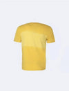 Vintage Washing Logo Cotton Short Sleeve T-Shirt Yellow - CP COMPANY - BALAAN 3