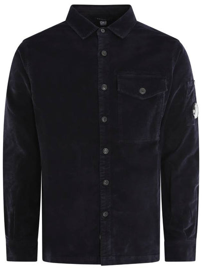 Lens Detail Long Sleeve Shirt Purple - CP COMPANY - BALAAN 2