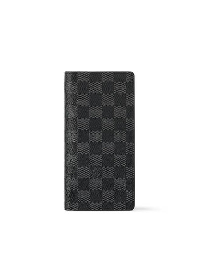 Brazza Damier Canvas Long Wallet Graphite - LOUIS VUITTON - BALAAN 2