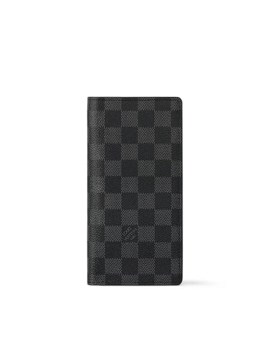 Brazza Damier Canvas Long Wallet Graphite - LOUIS VUITTON - BALAAN 2