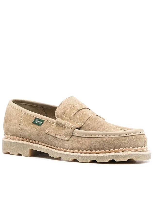 Suede Loafers Sand - PARABOOT - BALAAN 3