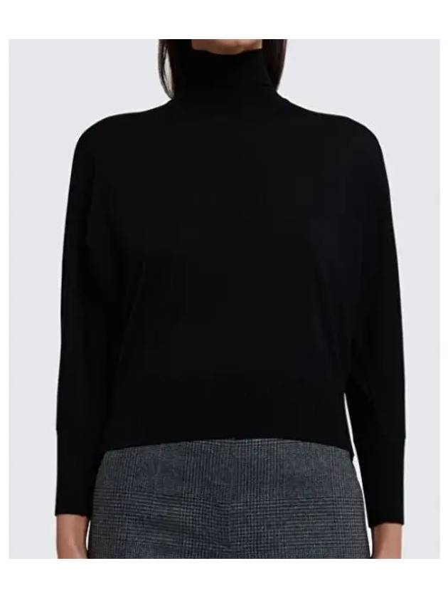 Talea Virgin Wool Knit Top Black - MAX MARA - BALAAN 2