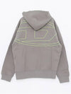 S Macs Megoval D Hoodie Grey - DIESEL - BALAAN 3