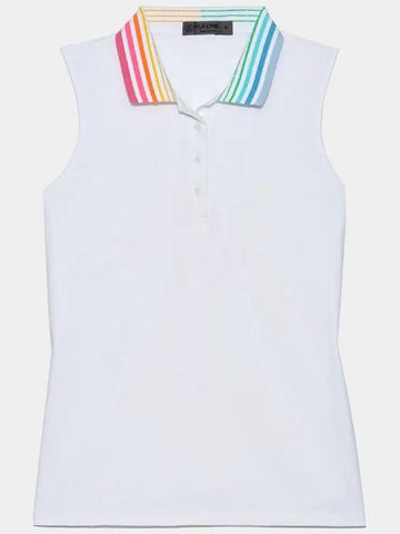 Color Blend Silky Tech Sleeveless Polo G4LS23K860B SNO - G/FORE - BALAAN 1