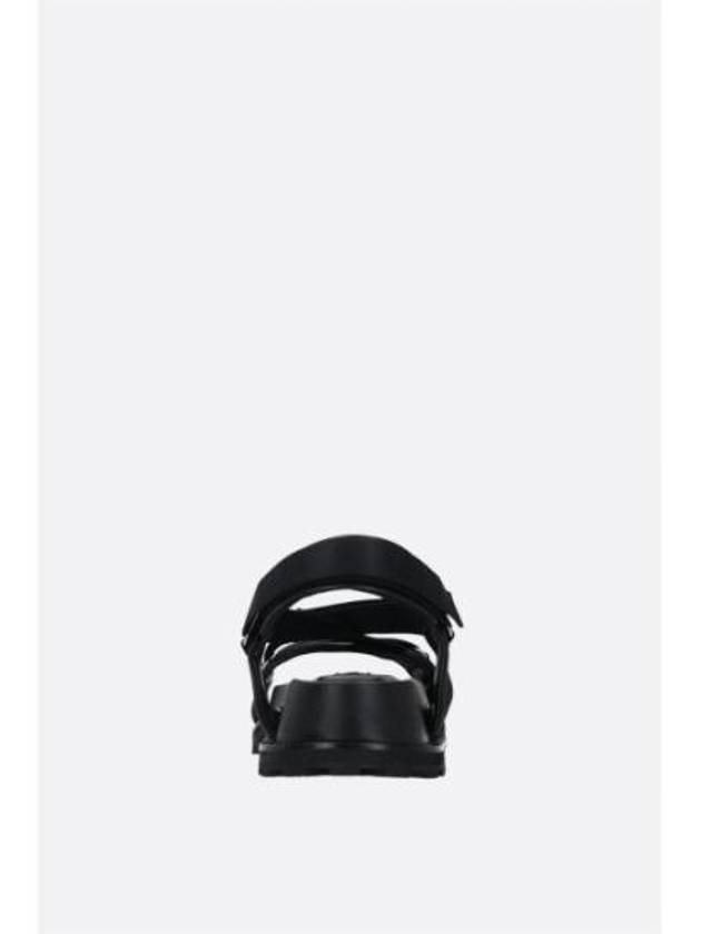 Platter Velcro Platform Sandals Black - JIL SANDER - BALAAN 4