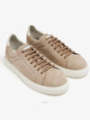 Suede Low Top Sneakers Beige - BRUNELLO CUCINELLI - BALAAN 3