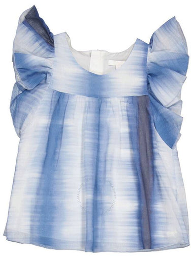 Chloe Girls Cotton Gradient Ruffled-Sleeve Blouse, Size 10Y - CHLOE - BALAAN 1