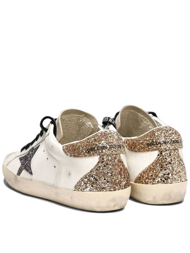 Super-Star Glittered Sneakers White - GOLDEN GOOSE - BALAAN 5