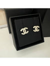 Women's CC Logo Pearl Pearl Earrings Gold - CHANEL - BALAAN 5