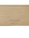 Cassandre Logo Bifold Half Wallet Beige - SAINT LAURENT - BALAAN 8