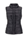 Giulia Slim Fit Down Padded Vest Black - HERNO - BALAAN 2