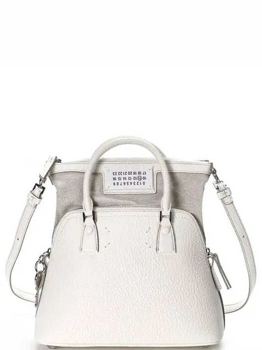 5AC Logo Patch Mini Tote Bag Ivory - MAISON MARGIELA - BALAAN 2