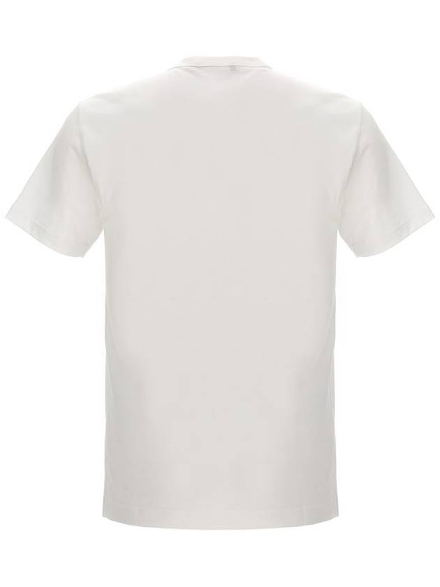 logo patch crew neck cotton short sleeve t-shirt white - DOLCE&GABBANA - BALAAN 3