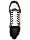 SL 61 Low Top Sneakers Black White - SAINT LAURENT - BALAAN 6