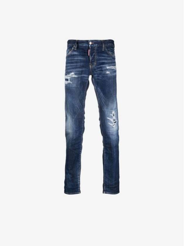 Cotton Slim Jeans Blue - DSQUARED2 - BALAAN 2