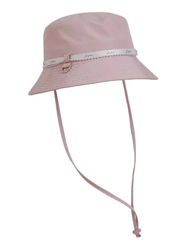 Golf Wear Pearl Bucket Hat Pink - J JANE - BALAAN 3