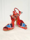 Daol Beomeo Branch Multicolor fabric open toe slingback 36 Condition A - HERMES - BALAAN 3