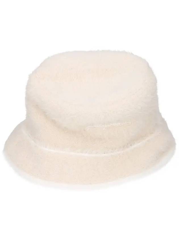 Le Bob Neve Fluffy Bucket Hat Off-White - JACQUEMUS - BALAAN 3