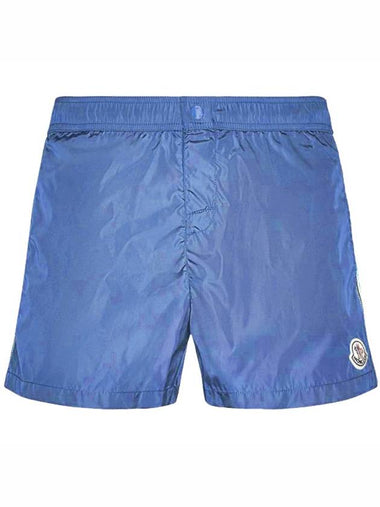 2C00006 53326 722 Logo Patch Striped Swim Shorts Blue Men’s Pants TJ - MONCLER - BALAAN 1