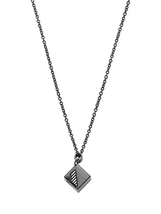 EGS2640060 Stainless Steel Men’s Necklace - EMPORIO ARMANI - BALAAN 4