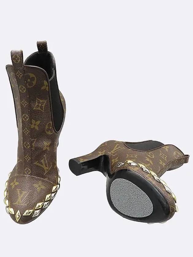 Smith Market Monogram Boots Women s Shoes - LOUIS VUITTON - BALAAN 2