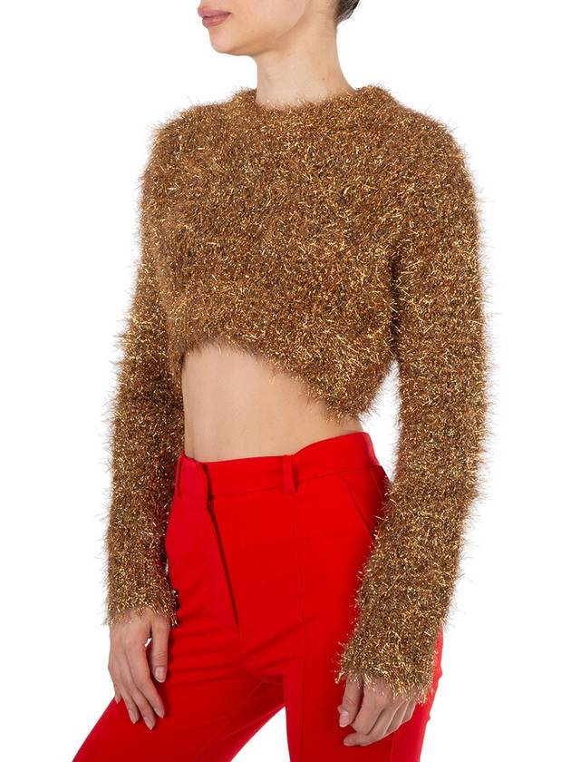 Filles A Papa Ladies Gold Fap Knit Tinsel Sweater, Brand Size 0 (X-Small) - FILLES A PAPA - BALAAN 2