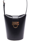 Small Trifolio Shoulder Bag Black - SALVATORE FERRAGAMO - BALAAN 3