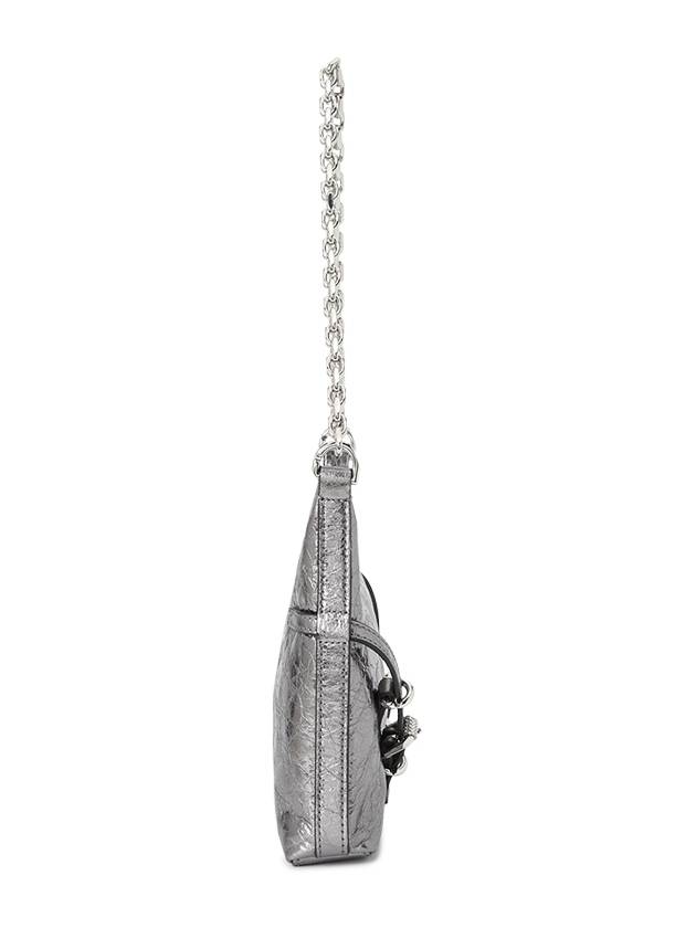 Voyou Party Shoulder Bag Metallic Silver - GIVENCHY - BALAAN 3