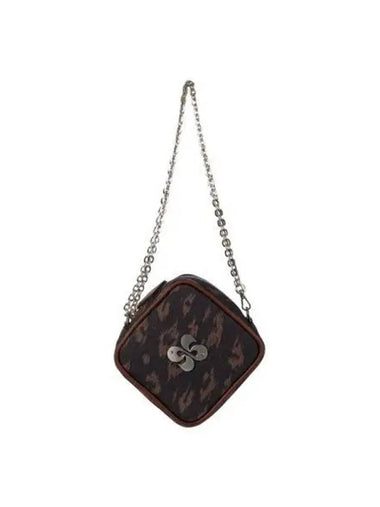 diamond mini bag leopard brown - HERETIC - BALAAN 1