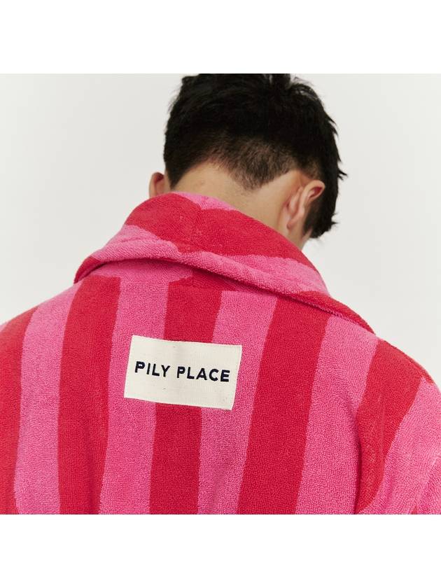 Terry Robe Pink Red - PILY PLACE - BALAAN 5