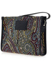 Paisley Print Clutch Bag Brown - ETRO - BALAAN 3