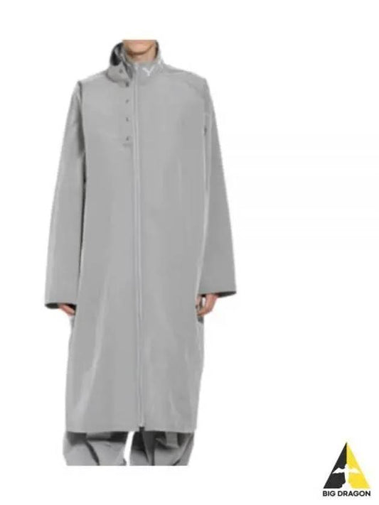 YPROJECT DOUBLE COLLAR PARKA COAT56S24 GRAY - Y/PROJECT - BALAAN 1