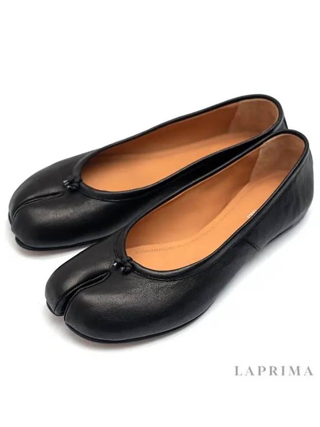 Tabi Ballerina Flat Shoes Black - MAISON MARGIELA - BALAAN 5