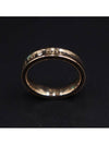 Women s Tiffany Co 18K Rose Gold 1837 2P Diamond Narrow Ring No 11 5 gt Gangbuk used luxury goods - TIFFANY & CO. - BALAAN 6