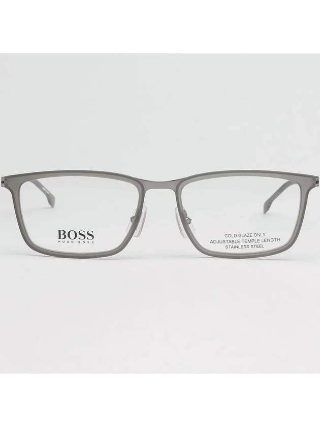 Hugo Boss Glasses Frame BOSS1242 PTA Soltex Light Stainless Steel - HUGO BOSS - BALAAN 3