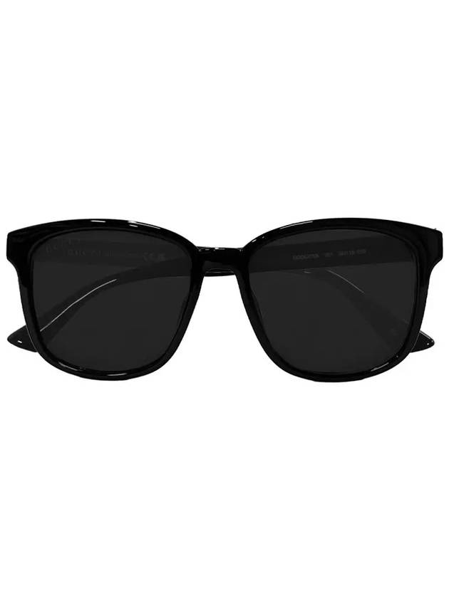 Eyewear Asian Fit Square Sunglasses Black Grey - GUCCI - BALAAN 3