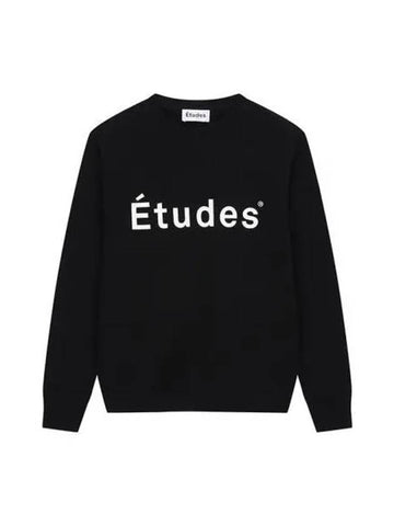 Etudes STORY Sweatshirt Black - ETUDES - BALAAN 1