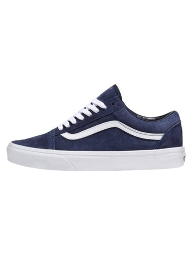 Old Skool Pig Suede Low Top Sneakers Navy - VANS - BALAAN 1