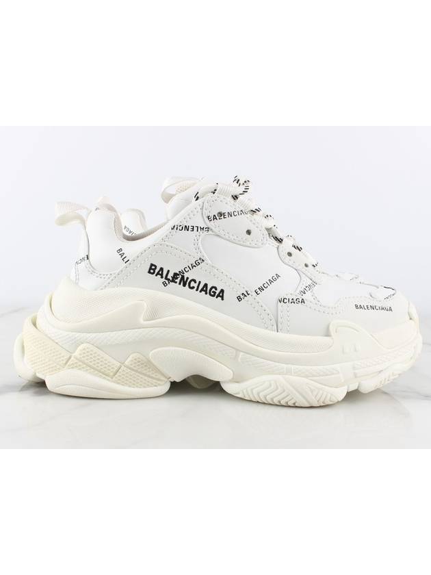 Multi Logo Triple S White 36 - BALENCIAGA - BALAAN 5